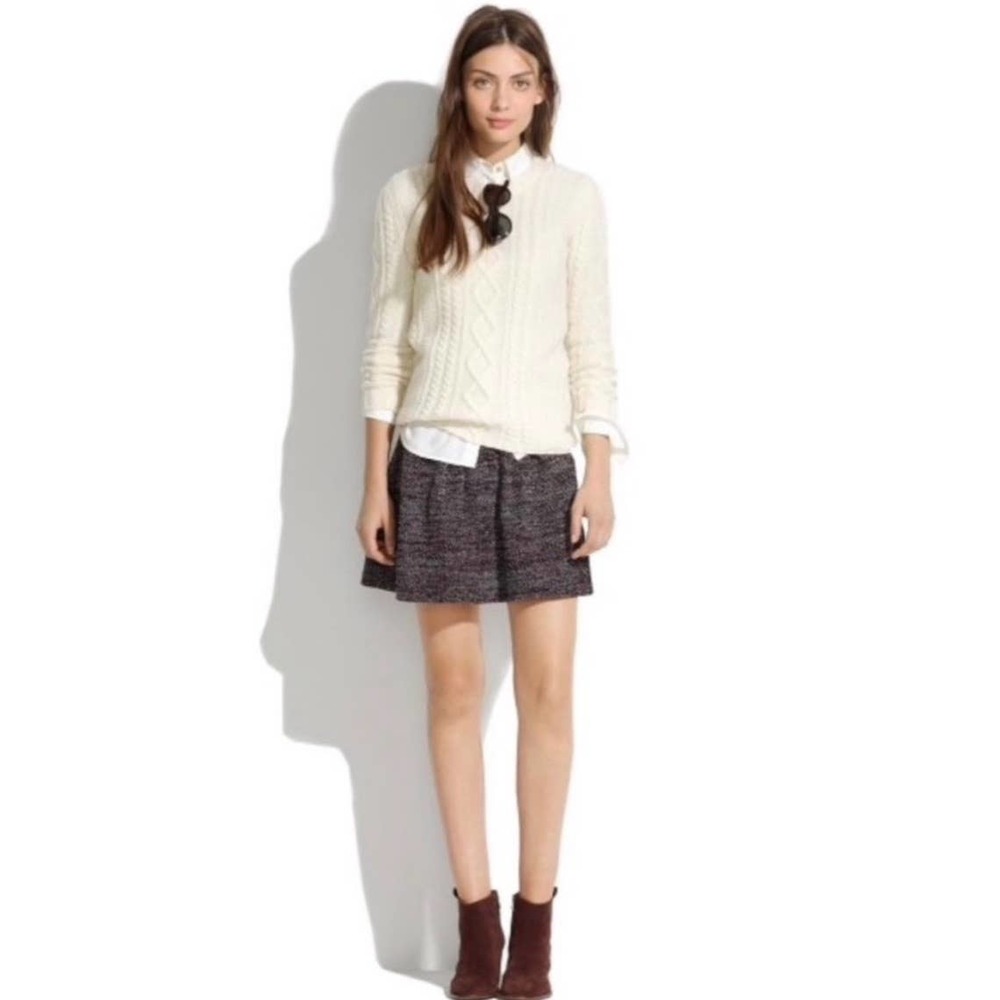 MADEWELL | Tweed‎ Turnaround Skirt | 2